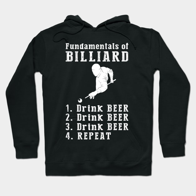 Billiards & Beer: The Perfect Combination Tee Hoodie by MKGift